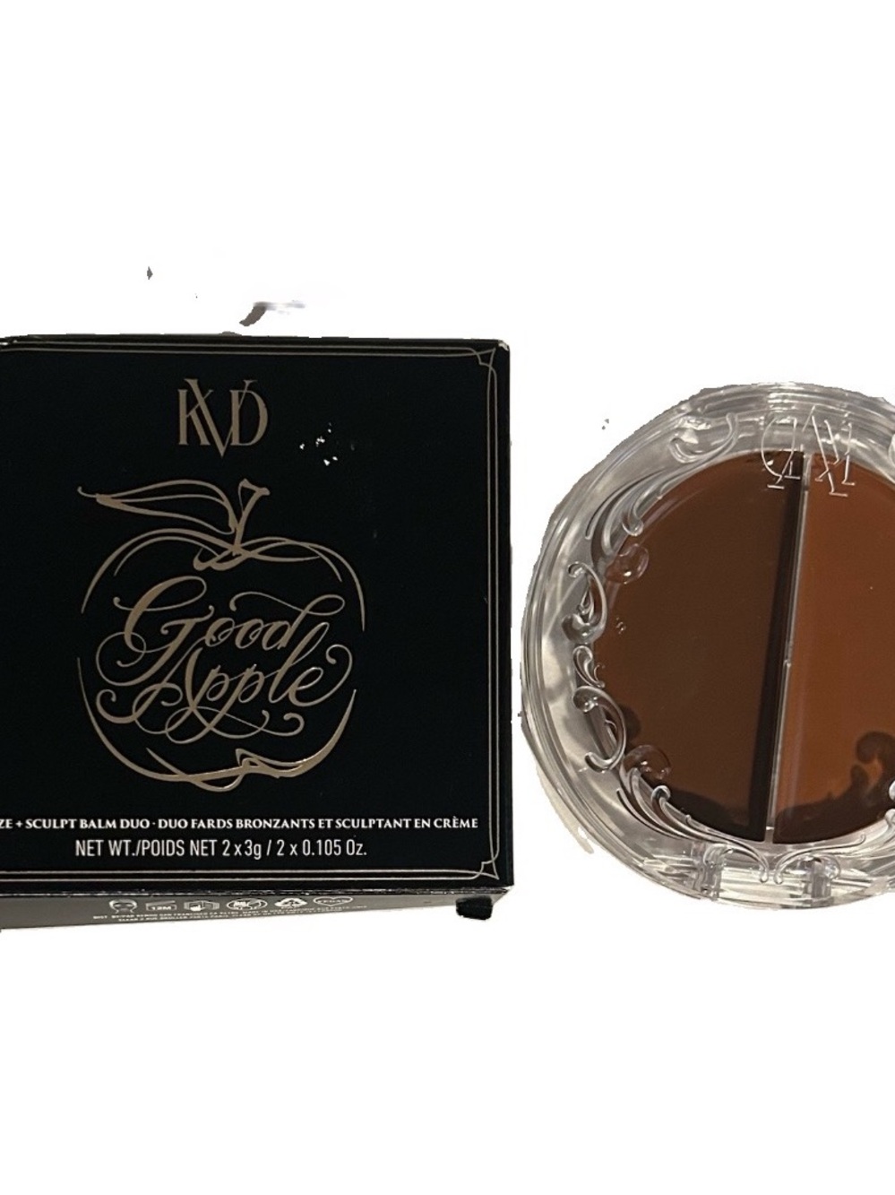 KVD Good Apple Bronze + Sculpt Balm Duo *500 Tan* 2 x 3g / 2 x 0.105oz NIB